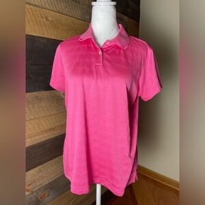 Adidas Climacool Pink Golf Polo Size Large